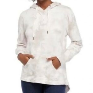 American Rag, Lavender Tie Dye Hooded Sweatshirt, Small